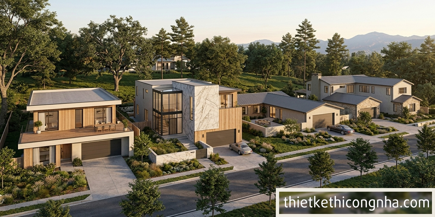 Thiết kế thi công nhà đẹp